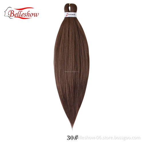 Hot sell braiding hair pre stretch 4